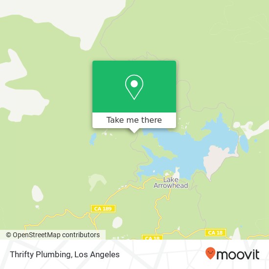 Mapa de Thrifty Plumbing