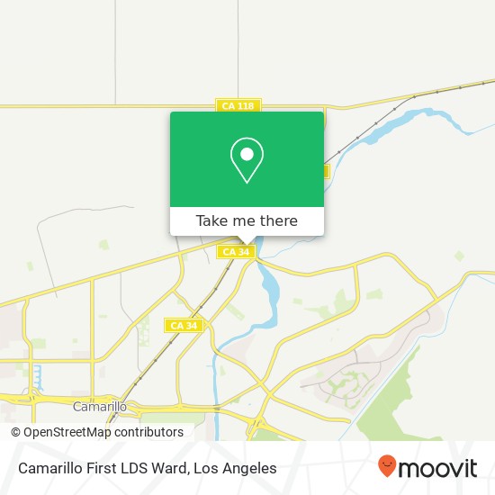 Camarillo First LDS Ward map