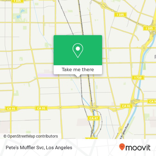 Pete's Muffler Svc map