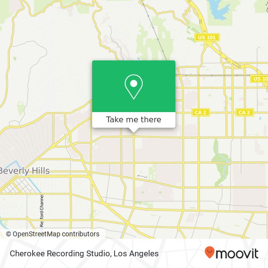 Cherokee Recording Studio map