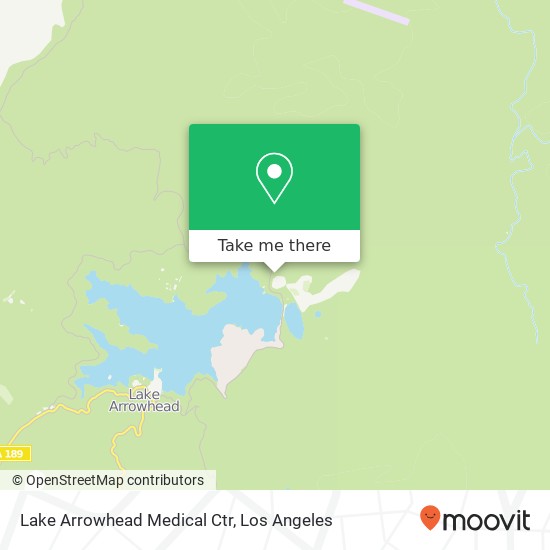 Mapa de Lake Arrowhead Medical Ctr