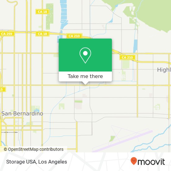 Storage USA map