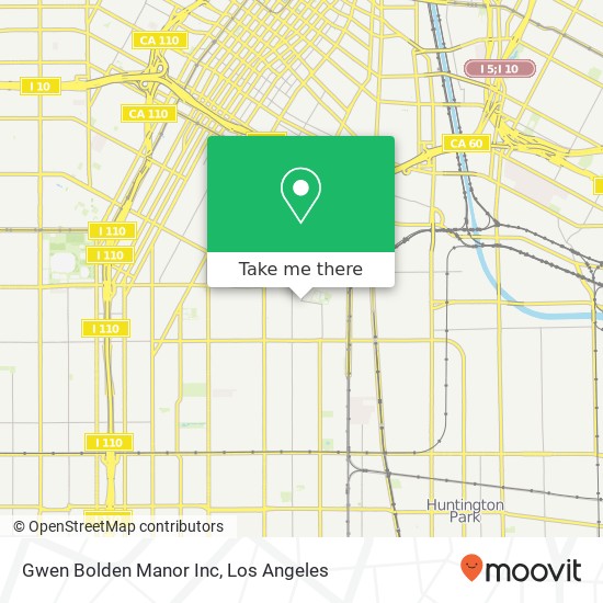 Gwen Bolden Manor Inc map