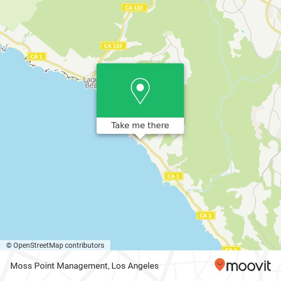 Moss Point Management map
