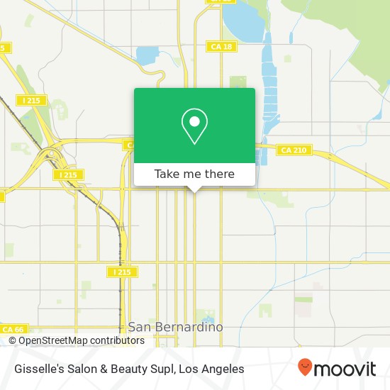 Gisselle's Salon & Beauty Supl map