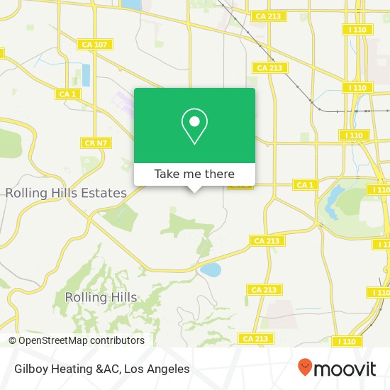 Gilboy Heating &AC map