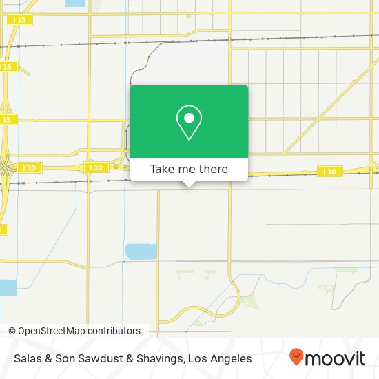 Salas & Son Sawdust & Shavings map