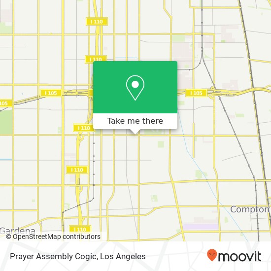 Prayer Assembly Cogic map