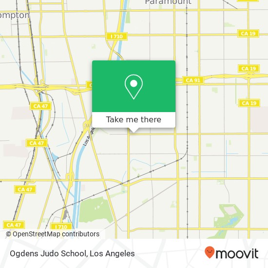 Ogdens Judo School map