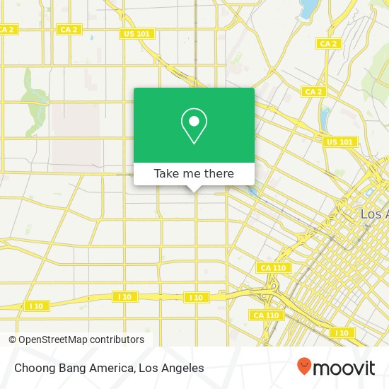 Mapa de Choong Bang America