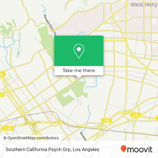 Mapa de Southern California Psych Grp