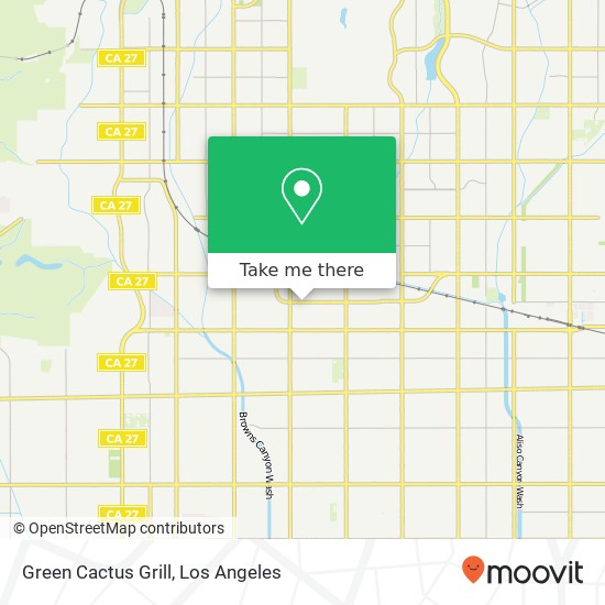 Green Cactus Grill map