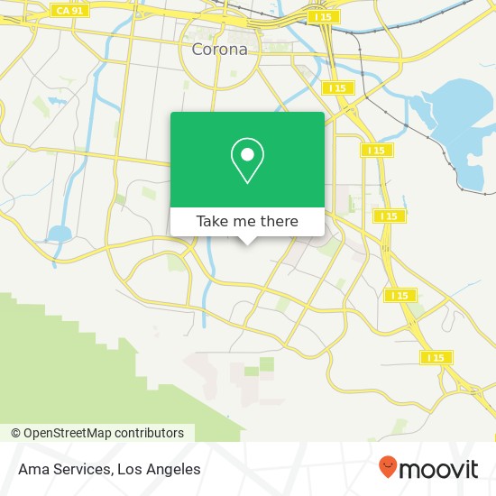 Mapa de Ama Services