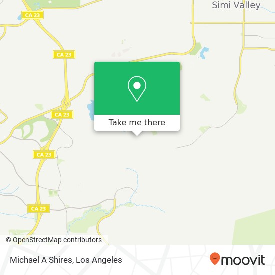 Michael A Shires map