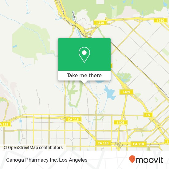 Mapa de Canoga Pharmacy Inc