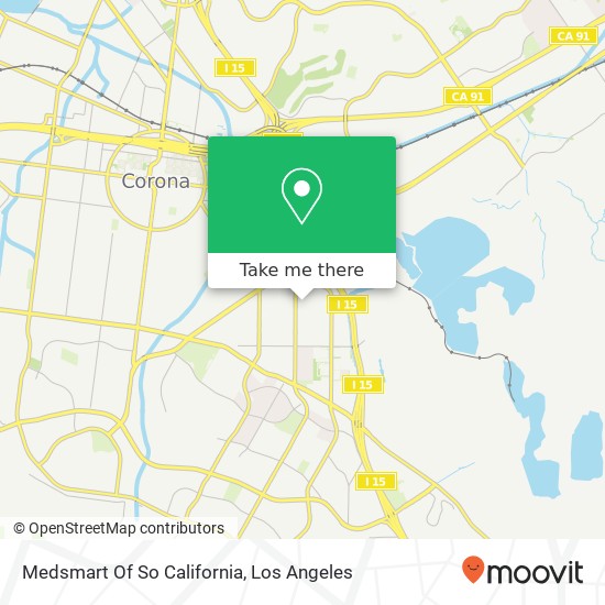 Mapa de Medsmart Of So California