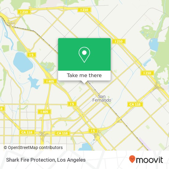 Mapa de Shark Fire Protection