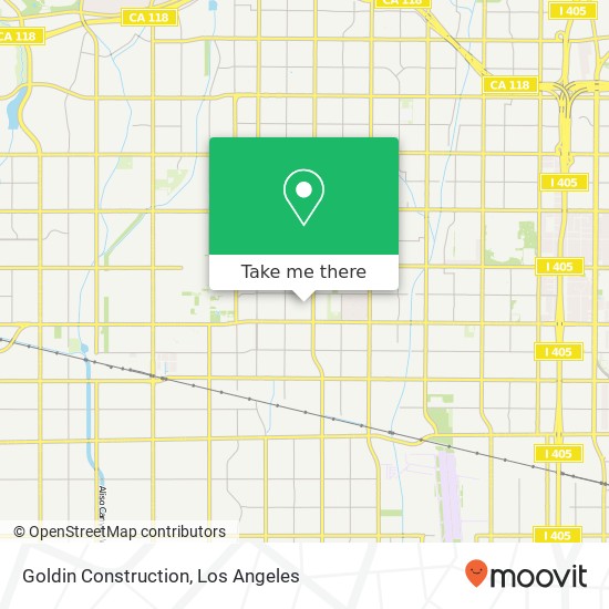 Goldin Construction map