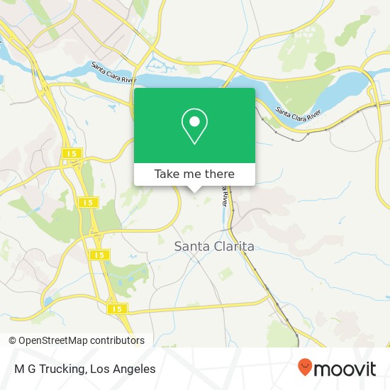 Mapa de M G Trucking