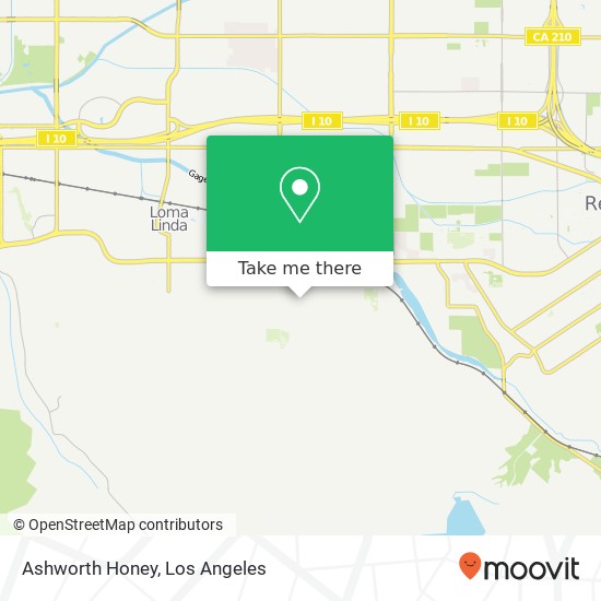 Ashworth Honey map