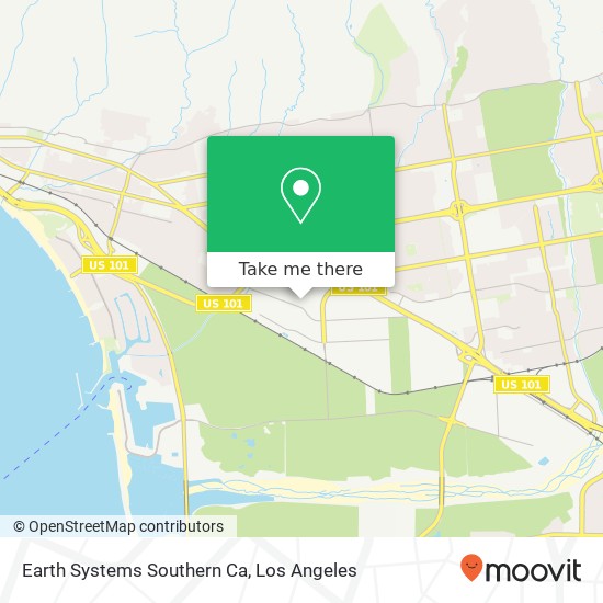Earth Systems Southern Ca map