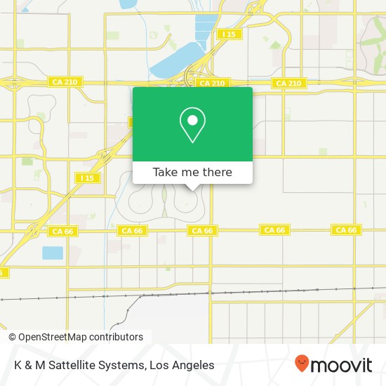 K & M Sattellite Systems map