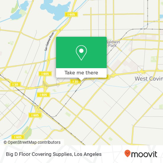 Big D Floor Covering Supplies map