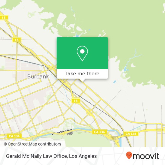 Mapa de Gerald Mc Nally Law Office