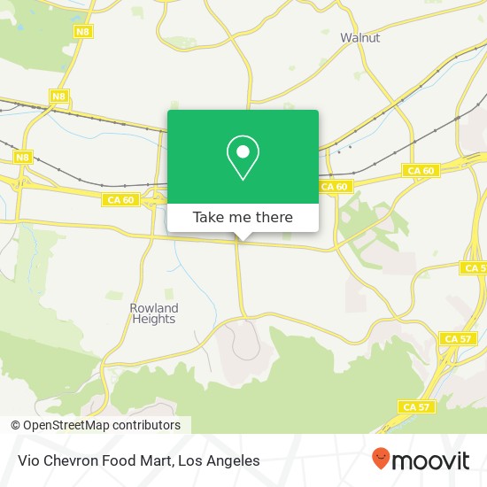 Mapa de Vio Chevron Food Mart