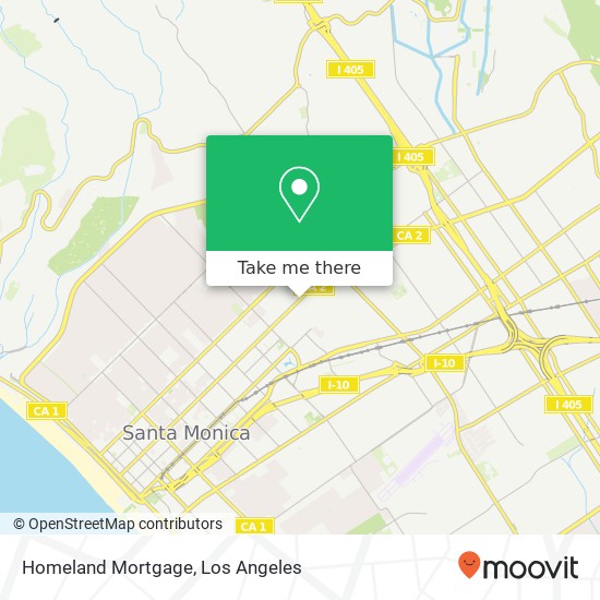 Mapa de Homeland Mortgage