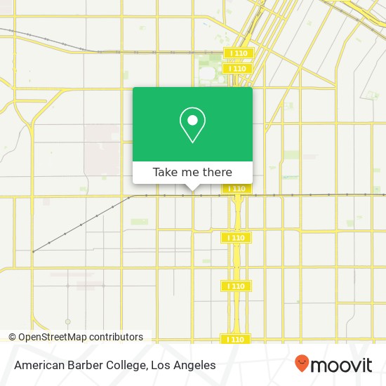 Mapa de American Barber College