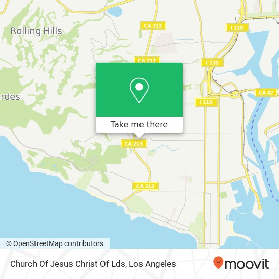 Mapa de Church Of Jesus Christ Of Lds