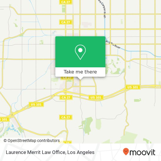 Laurence Merrit Law Office map