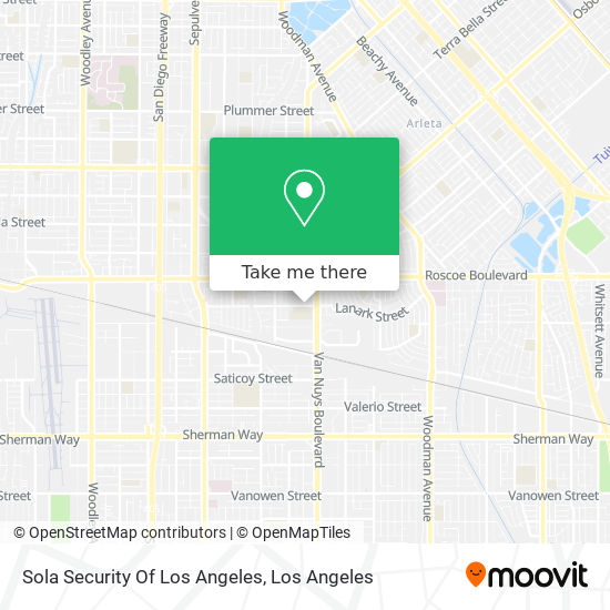 Mapa de Sola Security Of Los Angeles