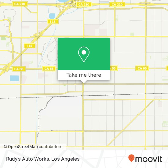 Rudy's Auto Works map