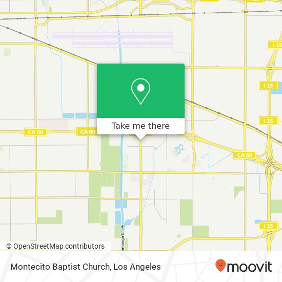 Montecito Baptist Church map