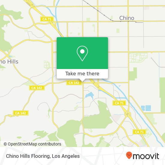 Chino Hills Flooring map