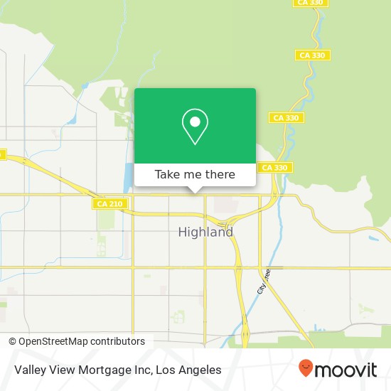 Valley View Mortgage Inc map