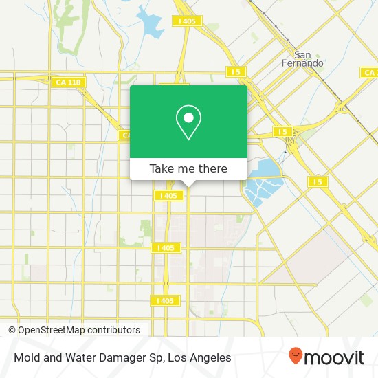 Mold and Water Damager Sp map