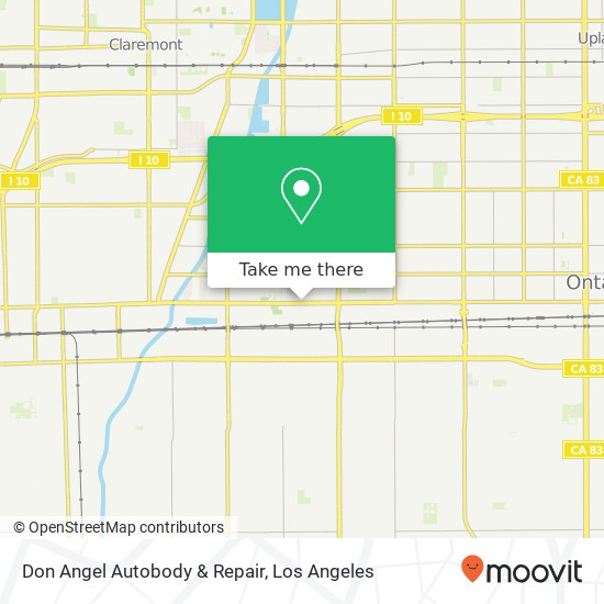 Don Angel Autobody & Repair map