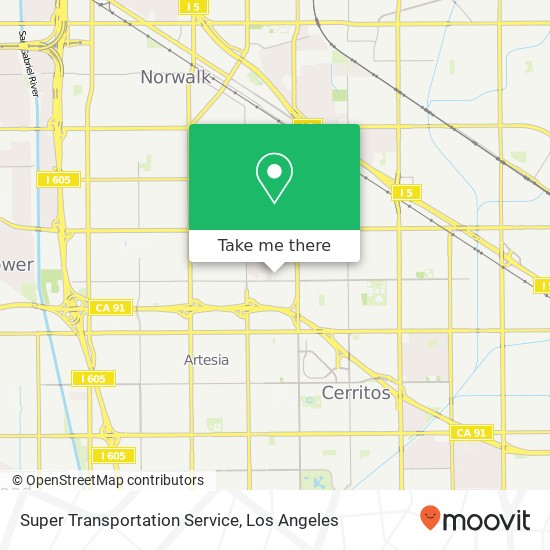 Mapa de Super Transportation Service