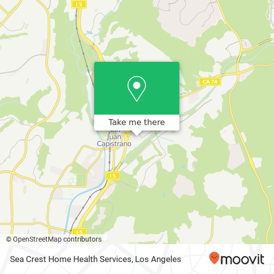 Sea Crest Home Health Services map