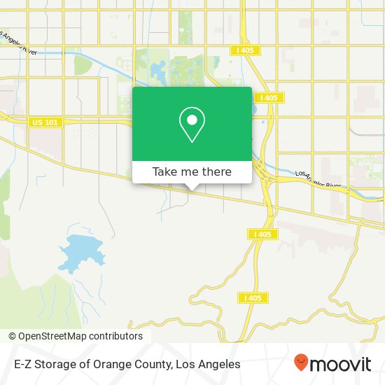 E-Z Storage of Orange County map