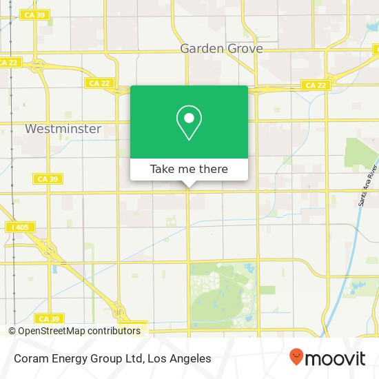 Coram Energy Group Ltd map