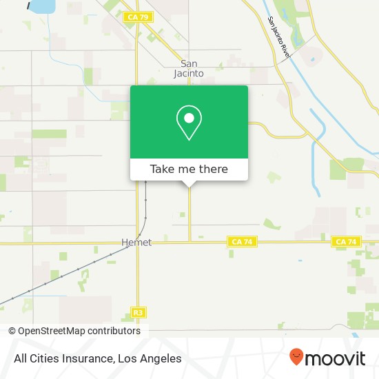 All Cities Insurance map