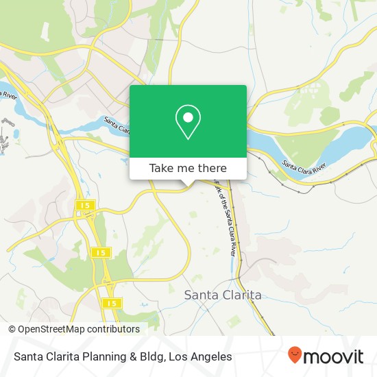 Mapa de Santa Clarita Planning & Bldg