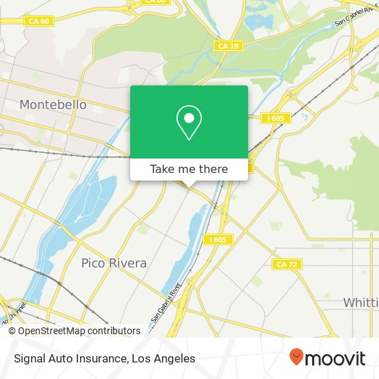 Signal Auto Insurance map