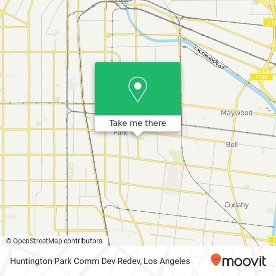 Huntington Park Comm Dev Redev map