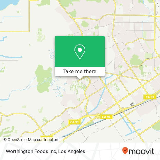 Worthington Foods Inc map