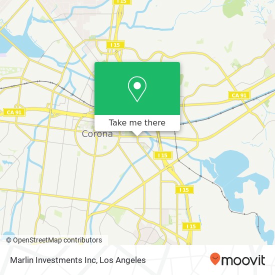 Mapa de Marlin Investments Inc